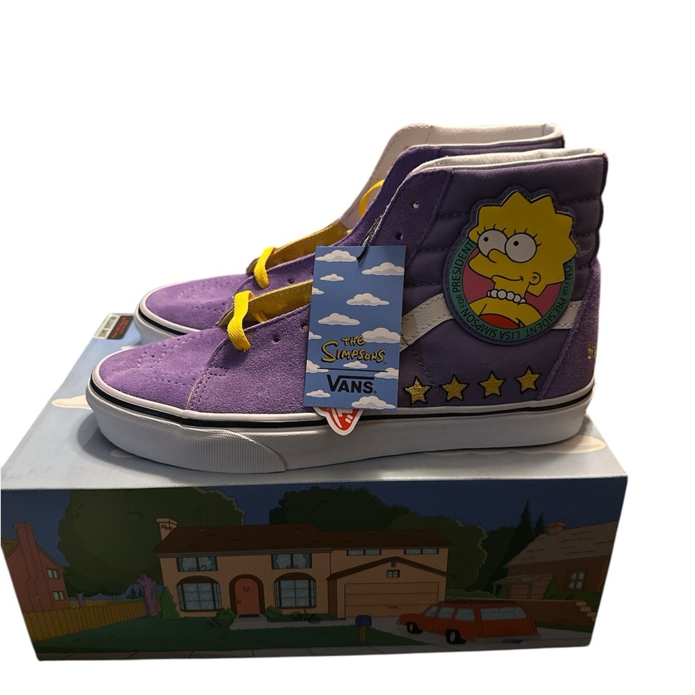 Vans Simpsons Lisa for president high tops